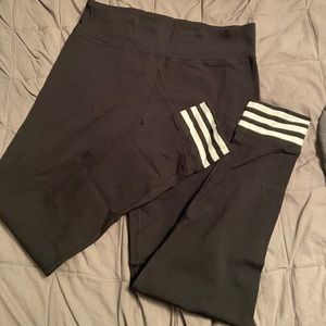Adidas Legging with Striped Cuff Large